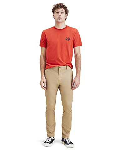 Dockers Original Chino Skinny, Pantalones para Hombre, Harvest Gold, 3