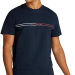 Tommy Jeans Camiseta de Manga Hombre Slim Entry Graphic tee con Cuello