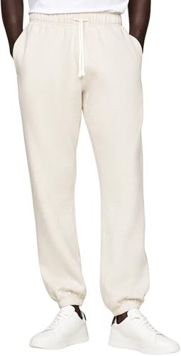 Tommy Hilfiger Pantalón de Chándal Hombre Essential Fleece con Cordón,