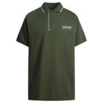 Red Bull Racing X Pepe Jeans RBR Tipped Logo Polo, Green (Regent Green