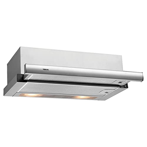 TEKA Campana Extractora Telescópica de 60 cm, Doble Turbina, 2 Velocid