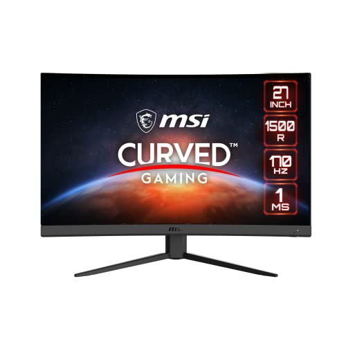 MSI G27CQ4 E2 – Monitor Gaming Curvo 27″, WQHD, 170 Hz (2560×1440, VA,