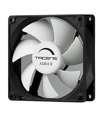 Tacens 3AURAII12, Ventilador Ordenador 12 cm, Ultrasilencioso, Antipol