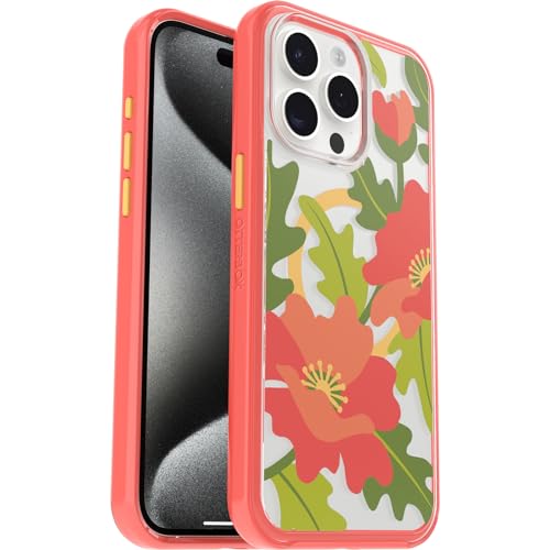 Funda para Apple iPhone 15 Pro MaxOtterBox Symmetry Clear MagSafe, Res