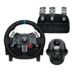 Logitech G G29 Volante y Pedales de Carrera, Force Feedback, para PS5,