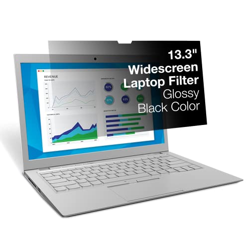Filtro de privacidad de 3M para laptop con pantalla ancha de 13.3 «, 1