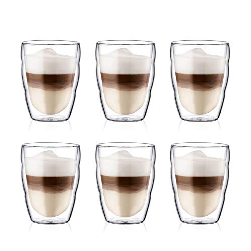 BODUM – 10484-10-12 – Pilatus – Coffret Thermo Double Paroi de 6 vasos
