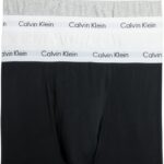 Calvin Klein Trunk 3pk 0000u2662g Bóxer, Multicolor (Black/White/Grey