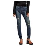 G-Star Para Mujer Jeans Lhana Skinny, Azul (antique forest blue restor