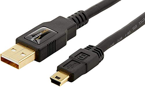 Amazon Basics Cable USB-A a Mini USB 2.0, Velocidad de Transferencia d