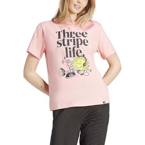 adidas Mujer Positivity Graphic tee, Semi Pink Spark, S