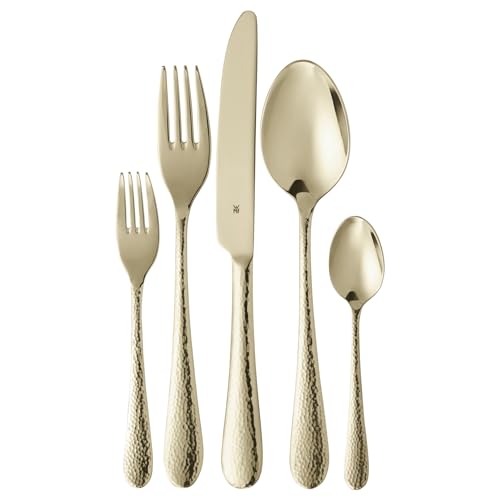 WMF Sitello Gold – Cuberteria 30 Piezas 6 Comensales de Acero Inoxidab