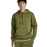 G-STAR Premium Core Hooded Sweater, Sudadera Hombre, Verde (Sage D1612