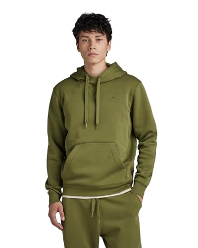 G-STAR Premium Core Hooded Sweater, Sudadera Hombre, Verde (Sage D1612