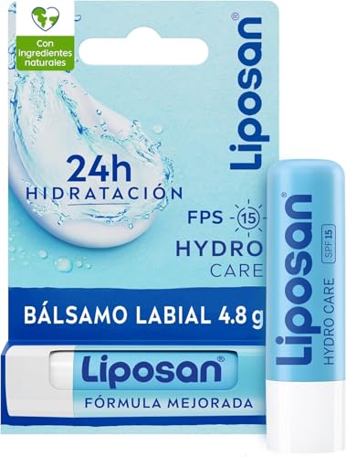 Liposan Hydro Care FPS 15 (1 x 4,8 g), cacao de labios con 24 horas de