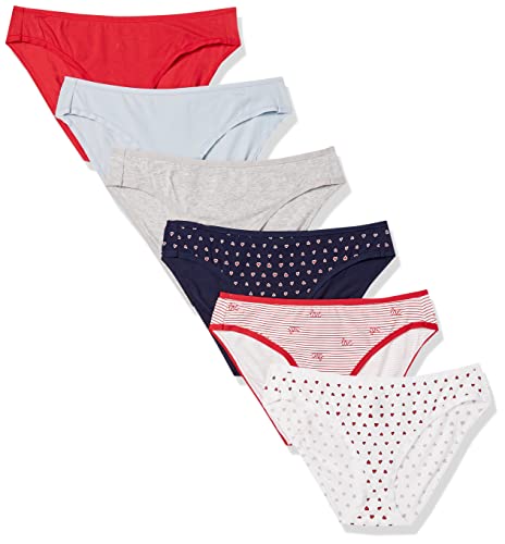 Amazon Essentials Braguita de Estilo Bikini de Algodón – colores inter