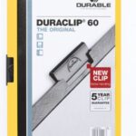 Durable 220904 Duraclip Original 60 (para 1-60 hojas de A4), 25 piezas