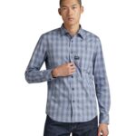 G-Star para Hombre Camisa Bristum 2.0 Slim, Multicolor (Vintage Indigo