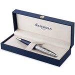 Waterman Carène bolígrafo | Metalizado y lacado en azul | Capuchón lab