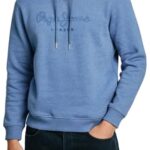 Pepe Jeans New Nouvel Hoodie Sudadera, Azul (Union Blue), S para Hombr