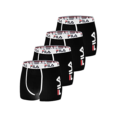 FILA Calzoncillos Hombre Boxer Algodón, Ropa Interior Hombre, Libertad