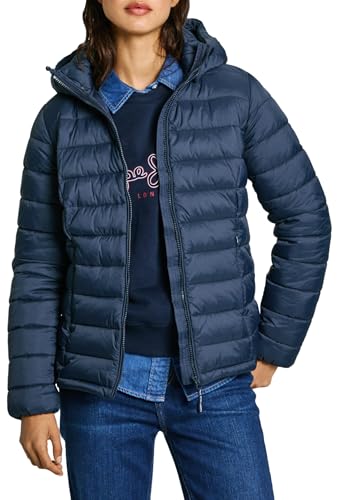 Pepe Jeans Ammy Short Chaqueta, Azul (Dulwich Blue), XS para Mujer