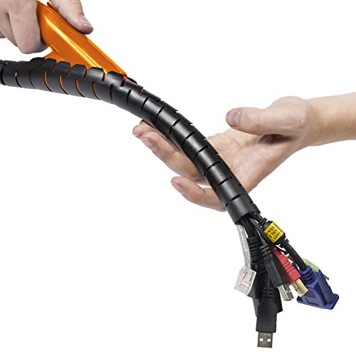 D-Line CZ252.5B Cubiertas para cables eléctricos, Cable Zipper para cu