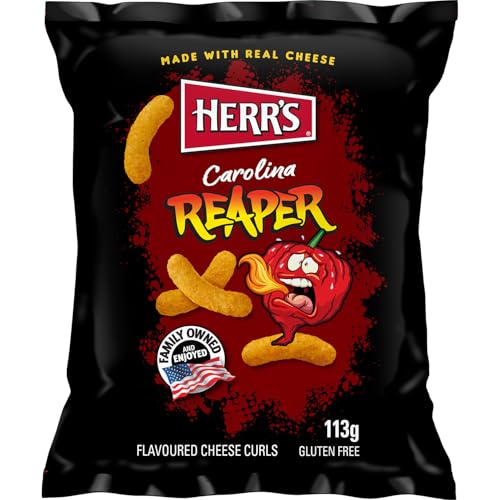 HERR’S – Lazos de Queso Carolina Reaper – 1 X 113 GR