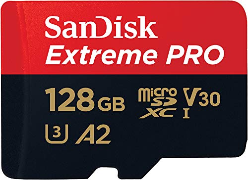 SanDisk Extreme PRO 128GB tarjeta microSDXC + adaptador SD + RescuePro