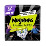 DODOT Ninjamas Pañal Branguita para Pijama con Naves Espaciales, 60 Pa