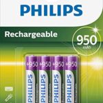PHILIPS Pilas AAA – Pilas Recargables HR03 – NiMH 1.2V – 1000 Recargas