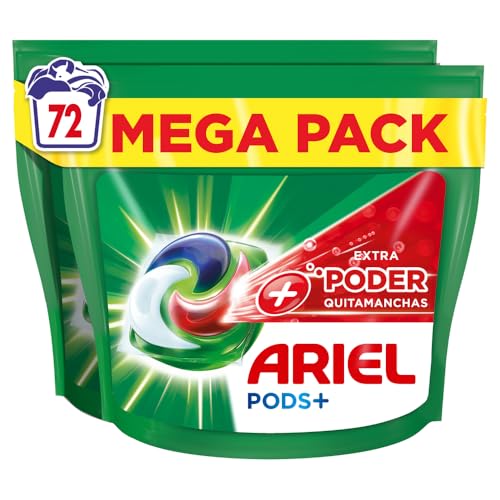 Ariel Todo En Uno PODS, Detergente Líquido Para Lavadora 72 Cápsulas +