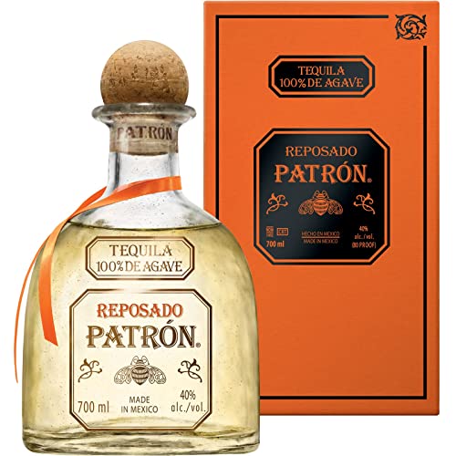 PATRÓN Reposado Premium Tequila, 40% vol, 70 cl / 700 ml, Tequila 100%