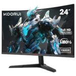 KOORUI 24E6CA Monitor Gaming Curvo 24 Pulgadas, 180HZ, 1ms, 1500R, HDR