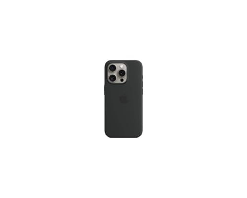 Apple Funda de Silicona con MagSafe para el iPhone 15 Pro – Negro 