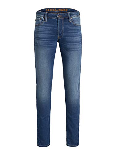 JACK & JONES Jjiglenn Jjoriginal GE 006 I.K Noos Vaqueros, Azul (Blue