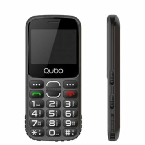 Qubo Teléfono Móvil para Mayores X-230BKC – Marca EAN: 6944762700911