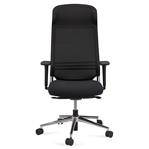 Amazon Basics Silla ergonómica de oficina con respaldo alto, silla de