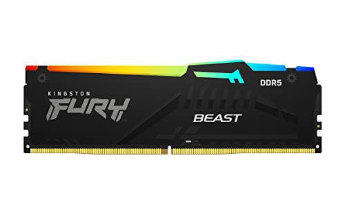 Kingston FURY Beast Negro RGB 32GB (2x16GB) 5200MT/s DDR5 CL40 DIMM Me