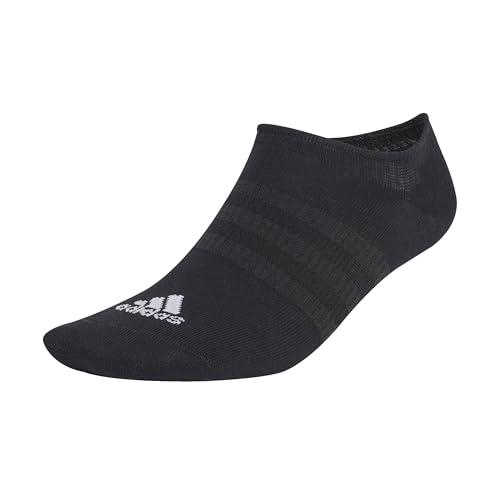 adidas Unisex Calcetines piqui Thin and Light, Black/White, 43-45