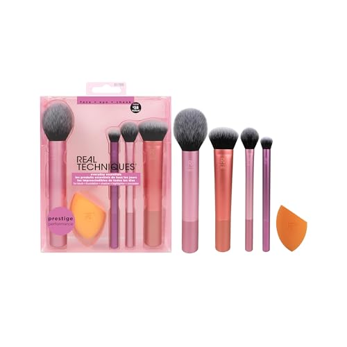 Real Techniques Kit de esponjas de maquillaje Everyday Essentials, bro