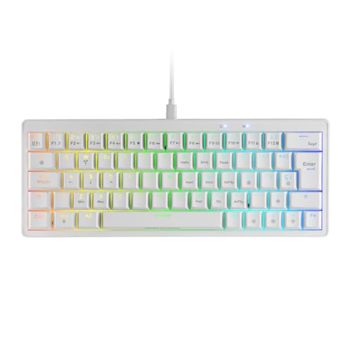Mars Gaming MKMINIPRO, Teclado Mecánico Ultra-Compacto 60%, Switches M
