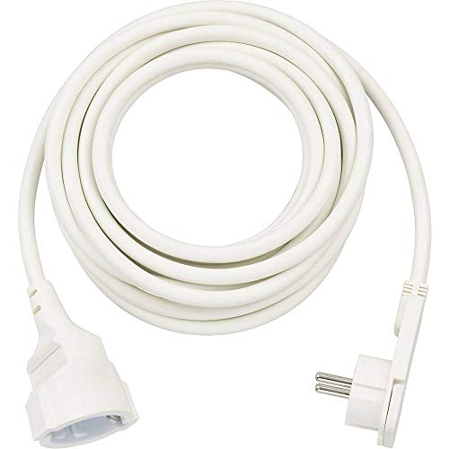 Brennenstuhl Cable alargador de 5 m con Enchufe Plano (alargador eléct
