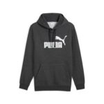 PUMA ESS No. 1 Logo Hoodie FL, Sudaderas con Capucha Hombre, Dark Gray