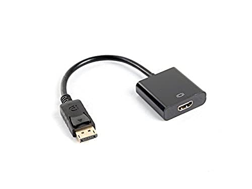 LANBERG Adaptador DISPLAYPORT A HDMI 1920X1200 0.20M Negro AD-0009-BK