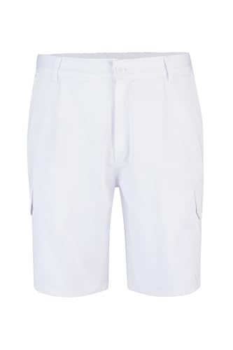 VELILLA 344 Bermudas Multibolsillos, Color Blanco, Talla 44
