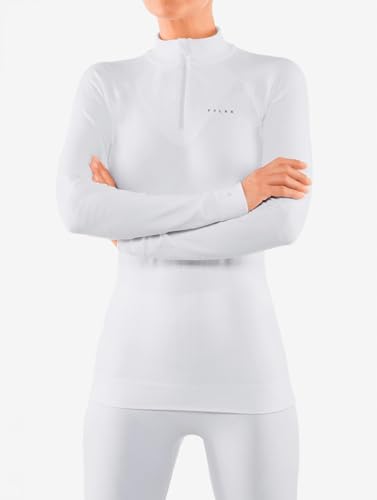 FALKE Maximum Warm High Zip Neck W L/s SH Hilo Funcional Secado rápido