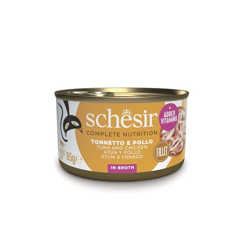 Schesir atún y Pollo con arroz 85g