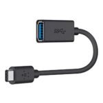 Belkin – Adaptador de USB-C a USB-A, Color Negro