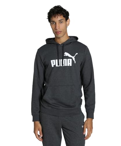 PUMA ESS No. 1 Logo Hoodie TR, Felpe con Cappuccio Hombre, Dark Gray H